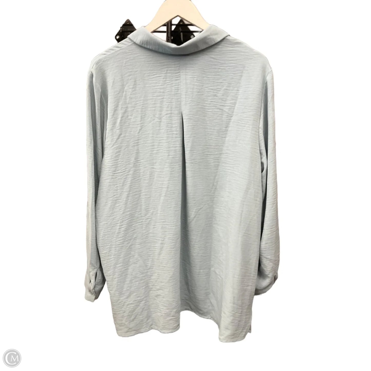 Top Long Sleeve By Hilary Radley In Blue, Size: Xl