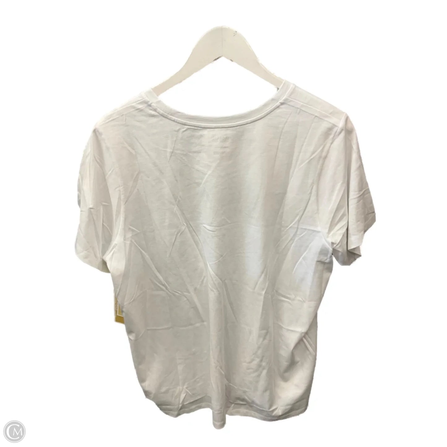 Top Short Sleeve By Michael By Michael Kors In White, Size: 1x