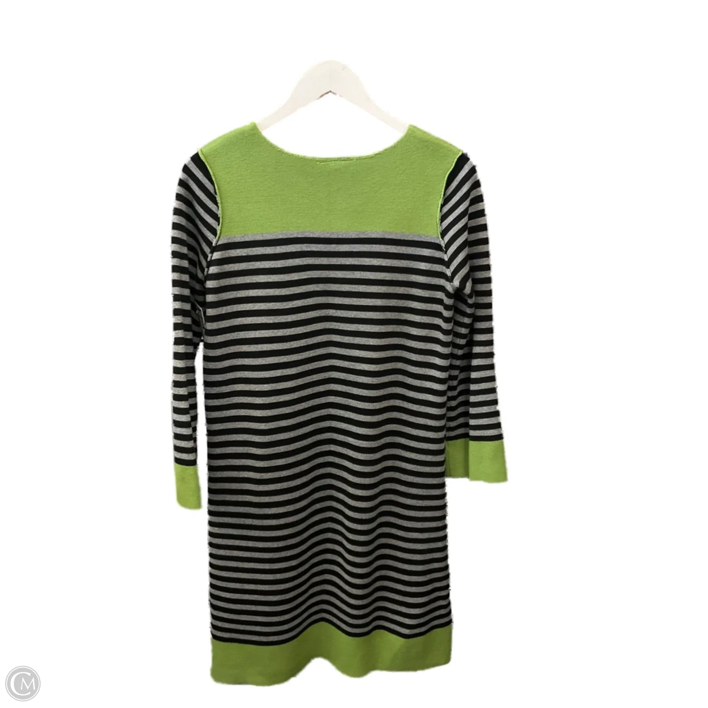 Dress Casual Short By Eliza J In Striped Pattern, Size: M