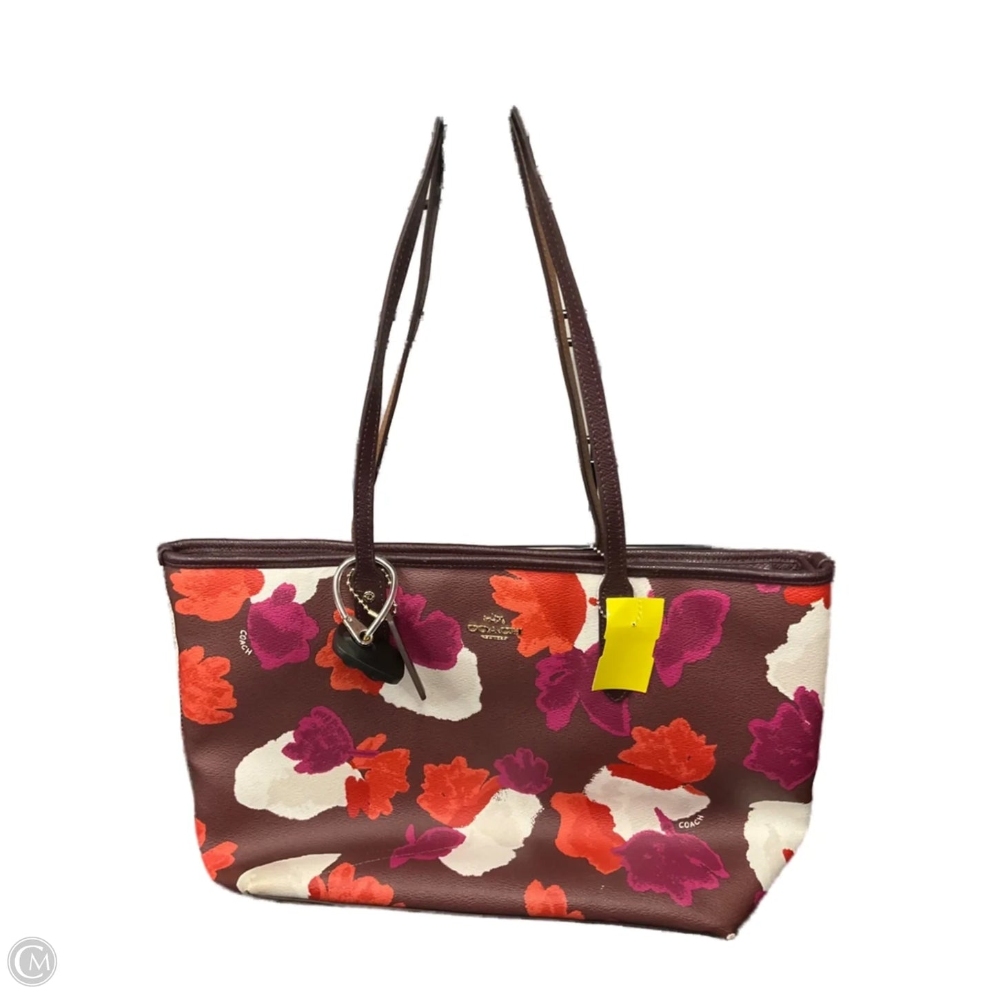 Tote Designer By Coach, Size: Medium