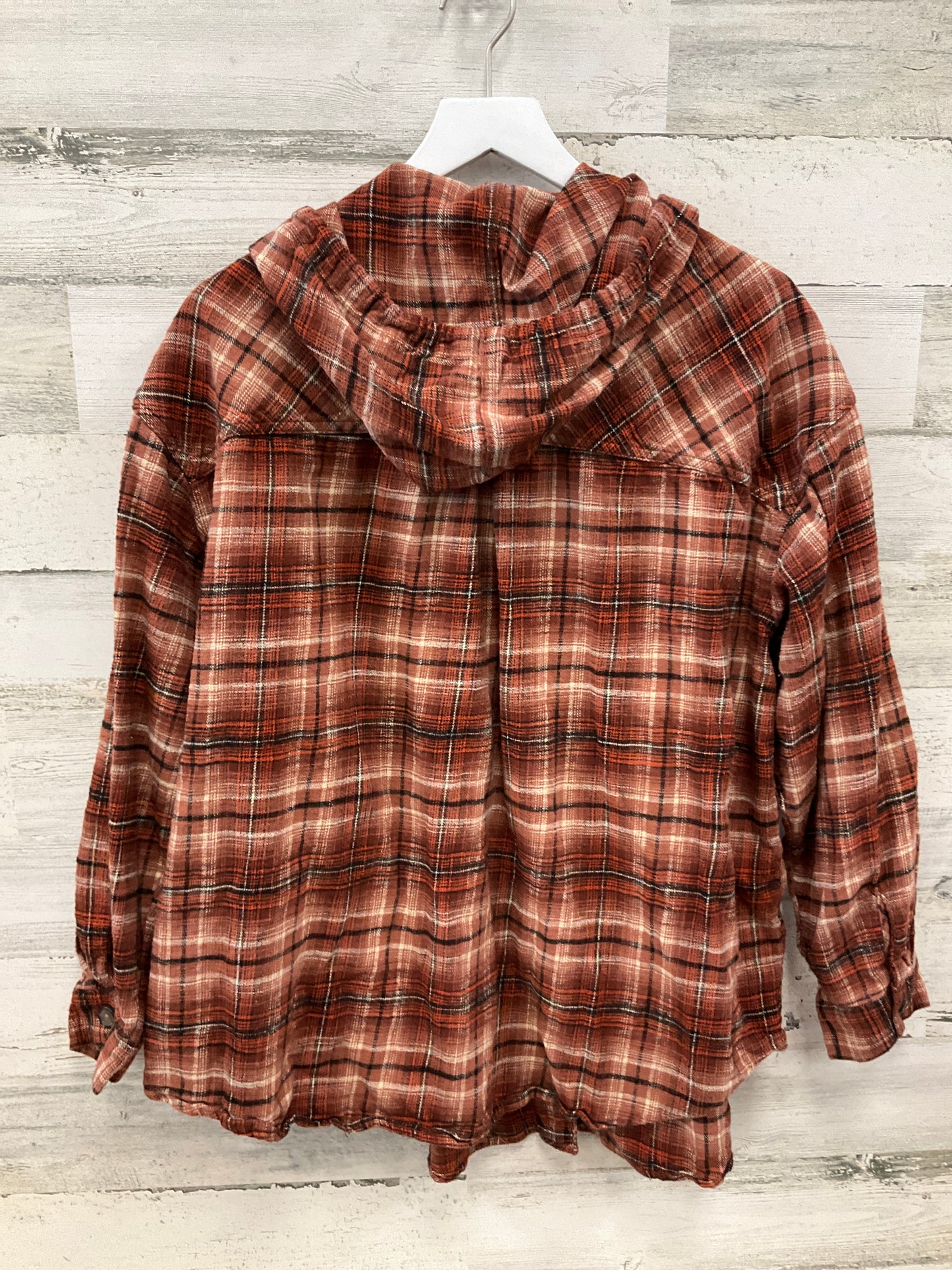Jacket Shirt By Maurices In Checkered Pattern, Size: 2x