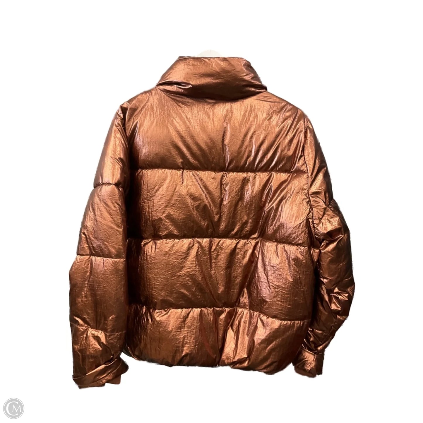 Jacket Puffer & Quilted By Scotch & Soda In Bronze, Size: S