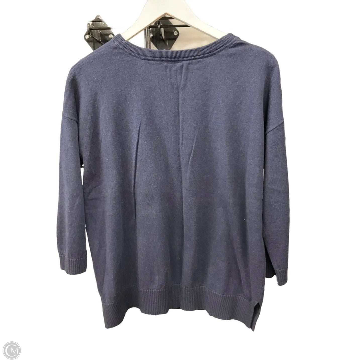 Sweater By Stylus In Navy, Size: L