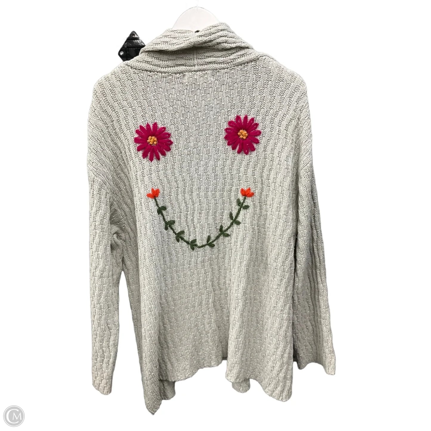 Sweater Cardigan By Natural Life In Beige, Size: L