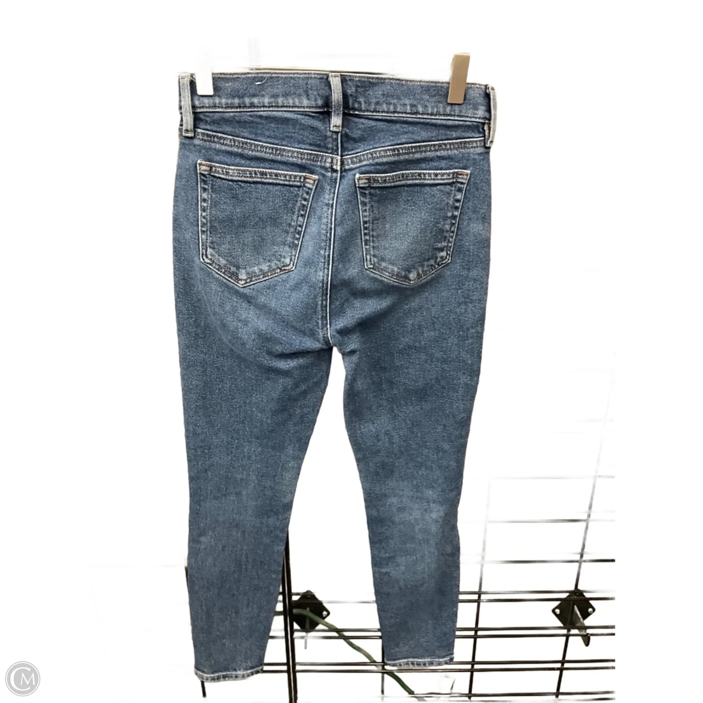 Jeans Skinny By Loft In Blue Denim, Size: 0