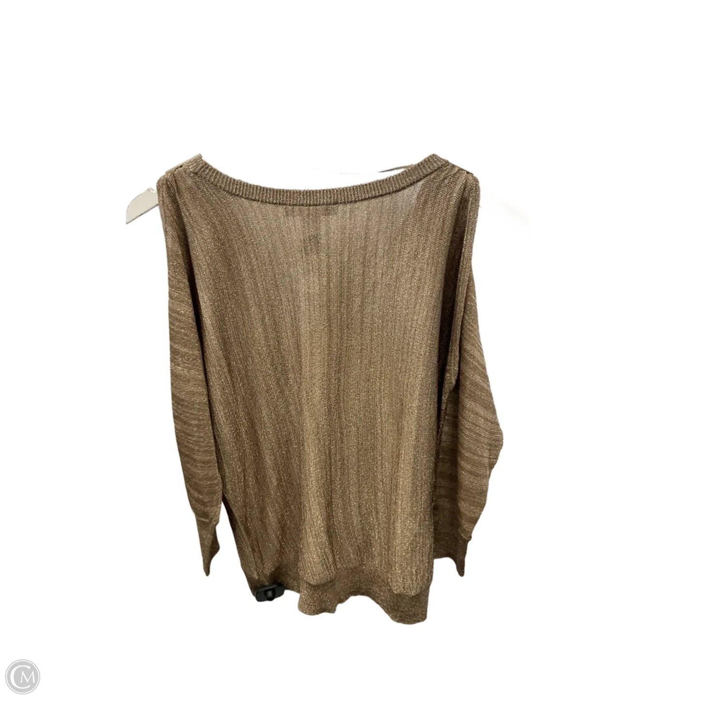 Top 3/4 Sleeve By Inc In Gold, Size: Sp