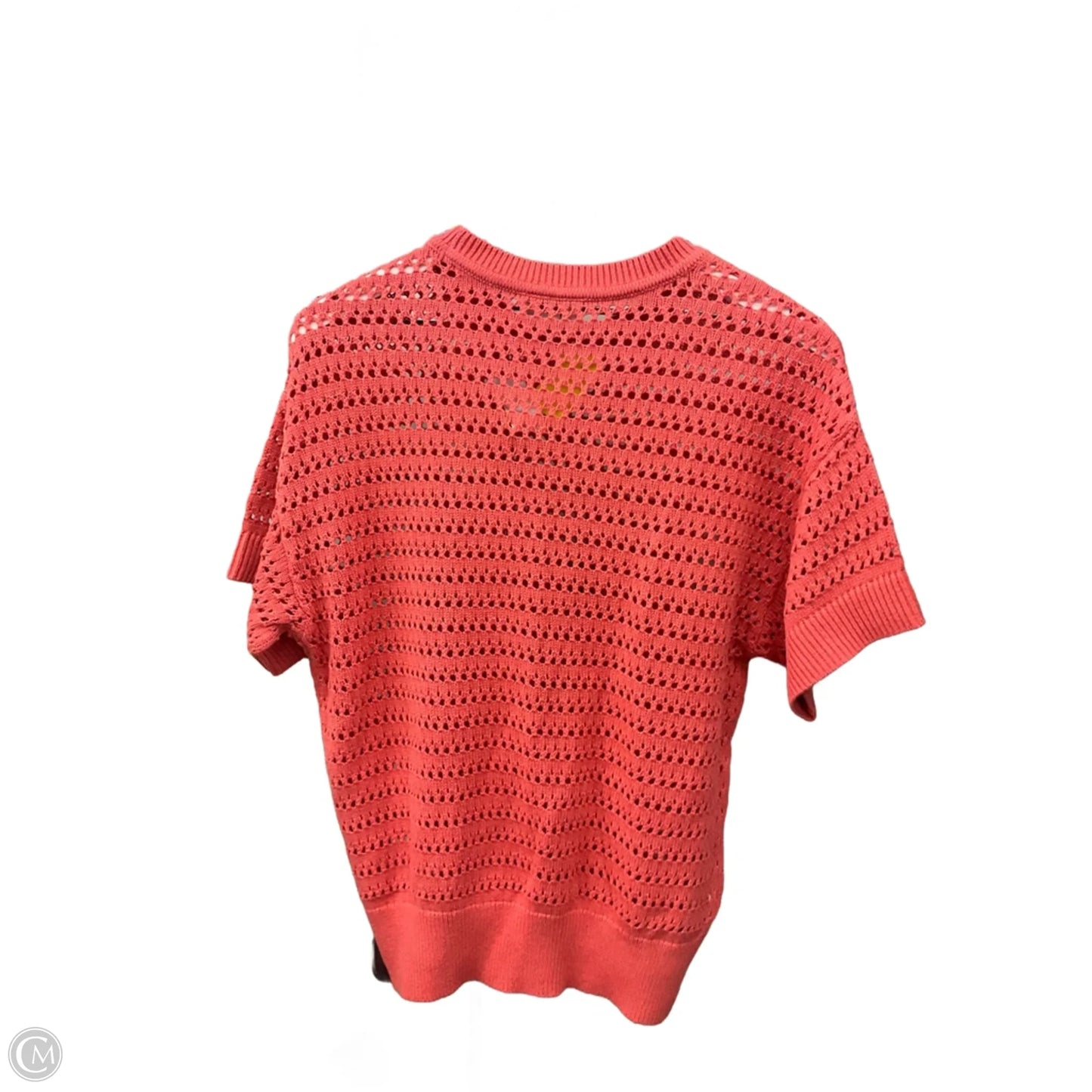 Top Short Sleeve By Loft In Coral, Size: S