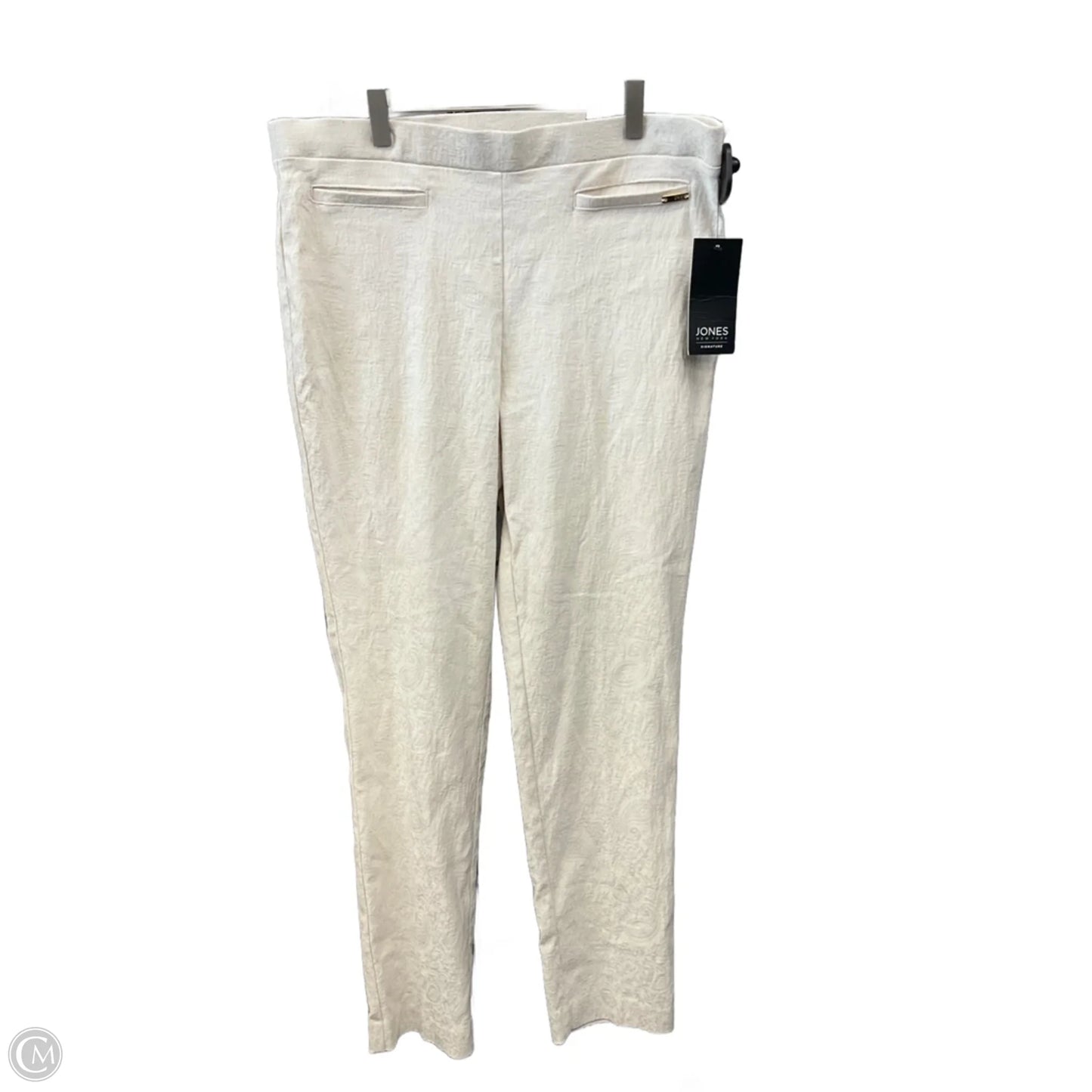 Pants Leggings By Jones New York In Cream, Size: L