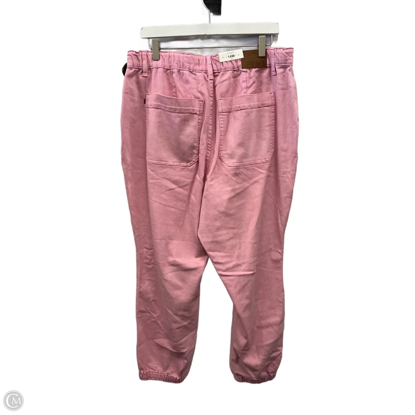 Pants Joggers By Judy Blue In Pink, Size: 14