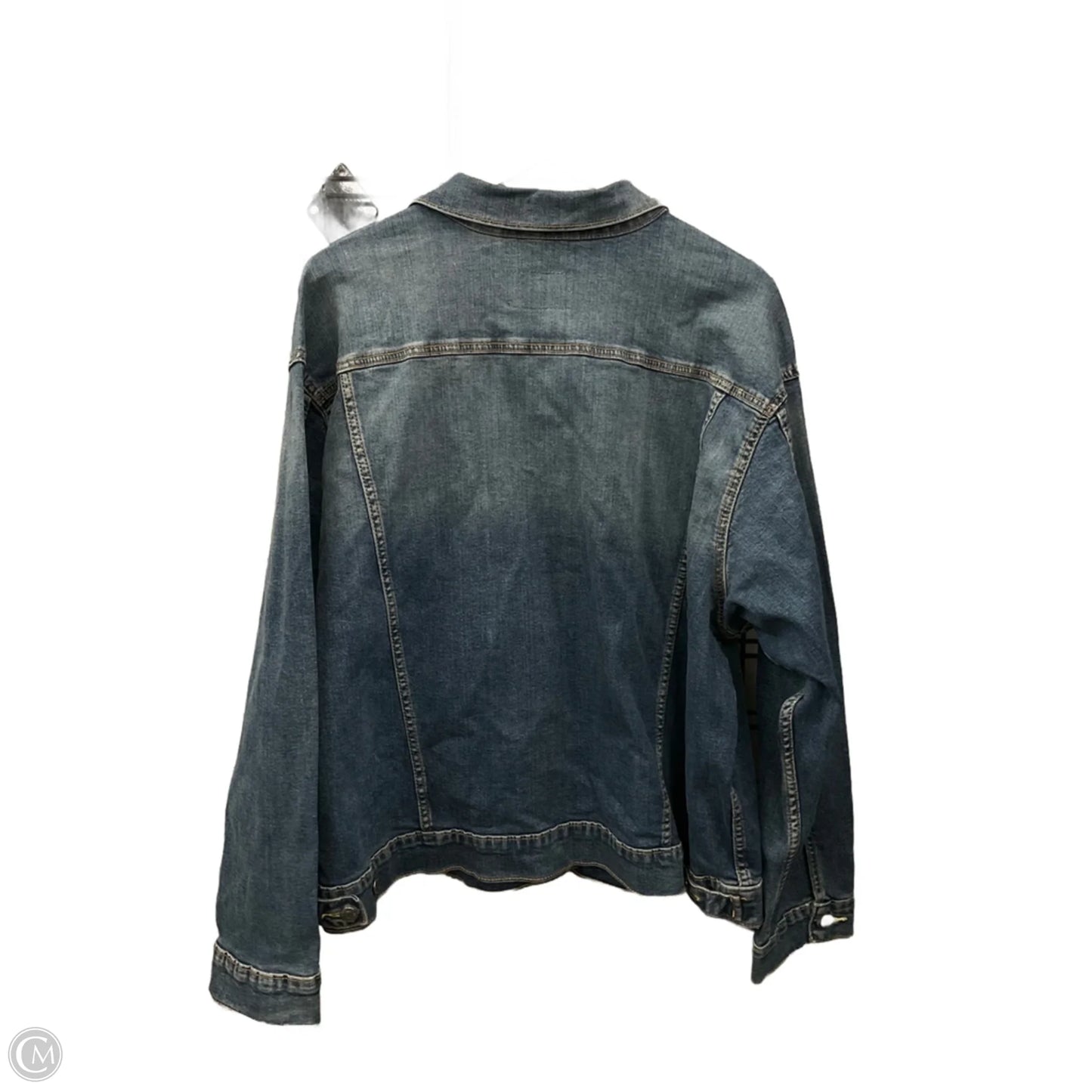 Jacket Denim By Levis Signature In Blue Denim, Size: 3x