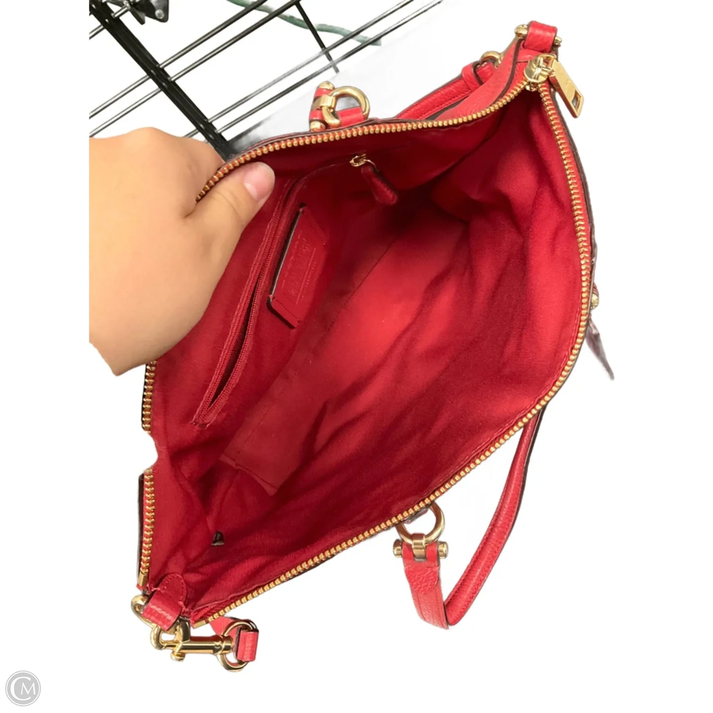 Crossbody Designer By Coach, Size: Medium
