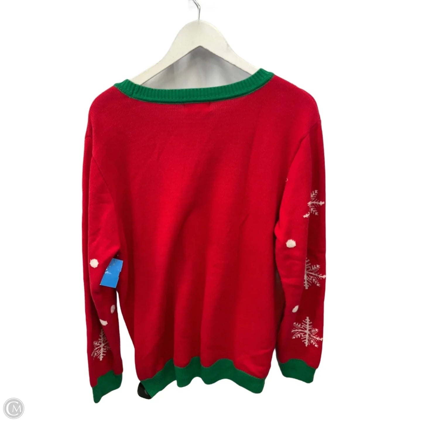 Sweater By Clothes Mentor In Red, Size: Xxl