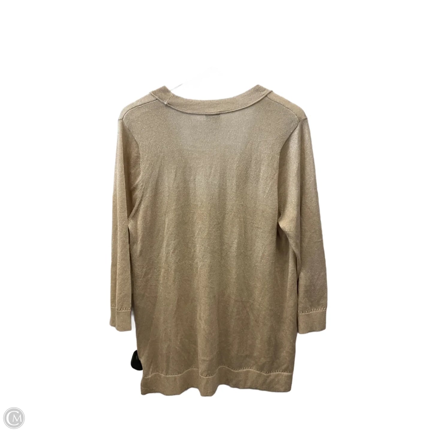 Cardigan By Chicos In Gold, Size: L