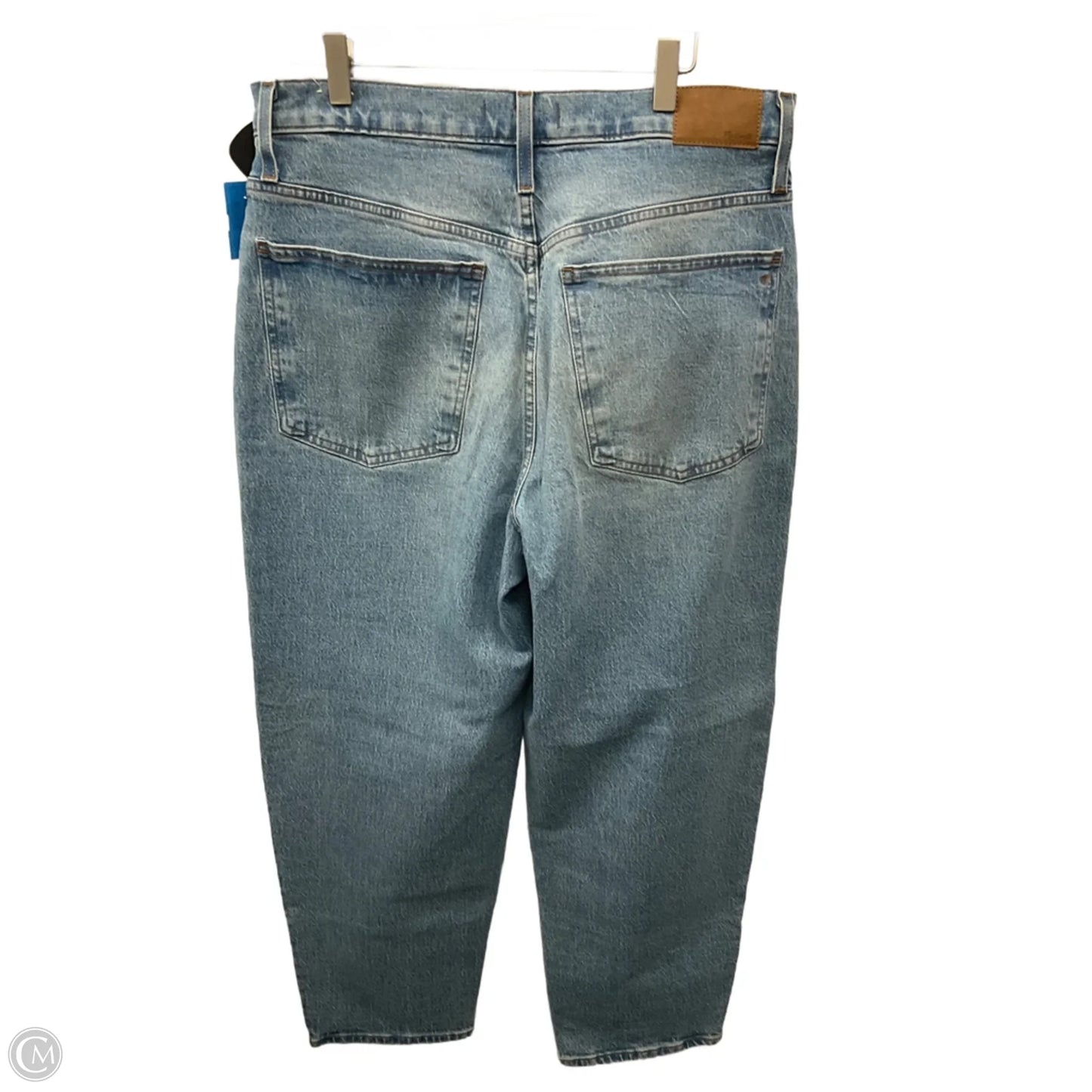 Jeans Straight By Madewell In Blue Denim, Size: 10