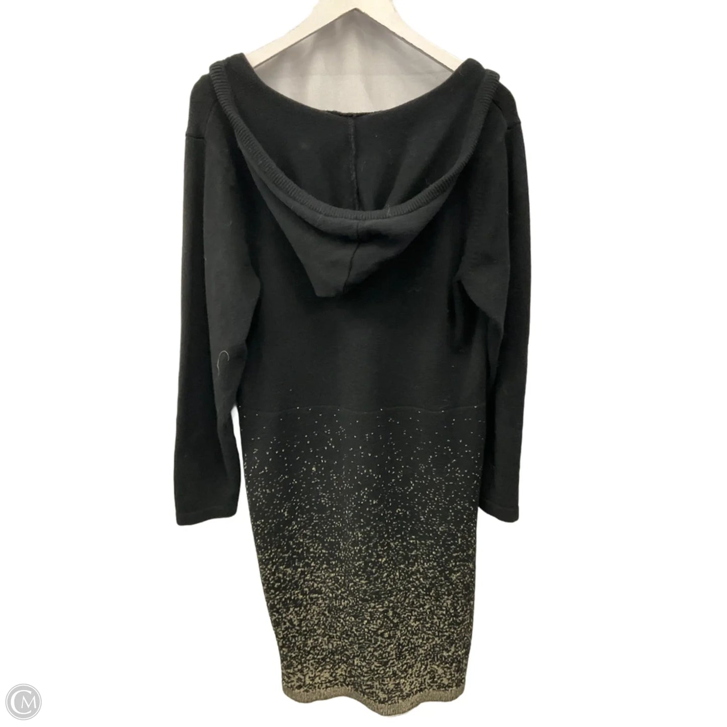 Dress Sweater By Torrid In Black & Gold, Size: 2x