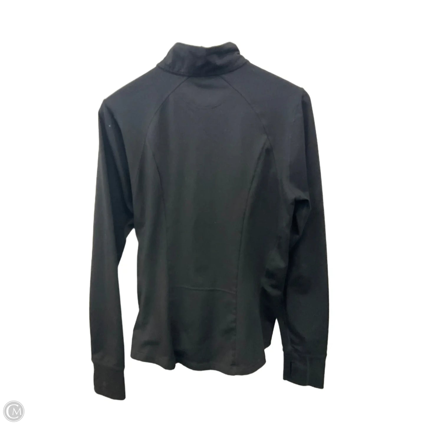 Athletic Sweatshirt Collar By Calvin Klein Performance In Black, Size: L