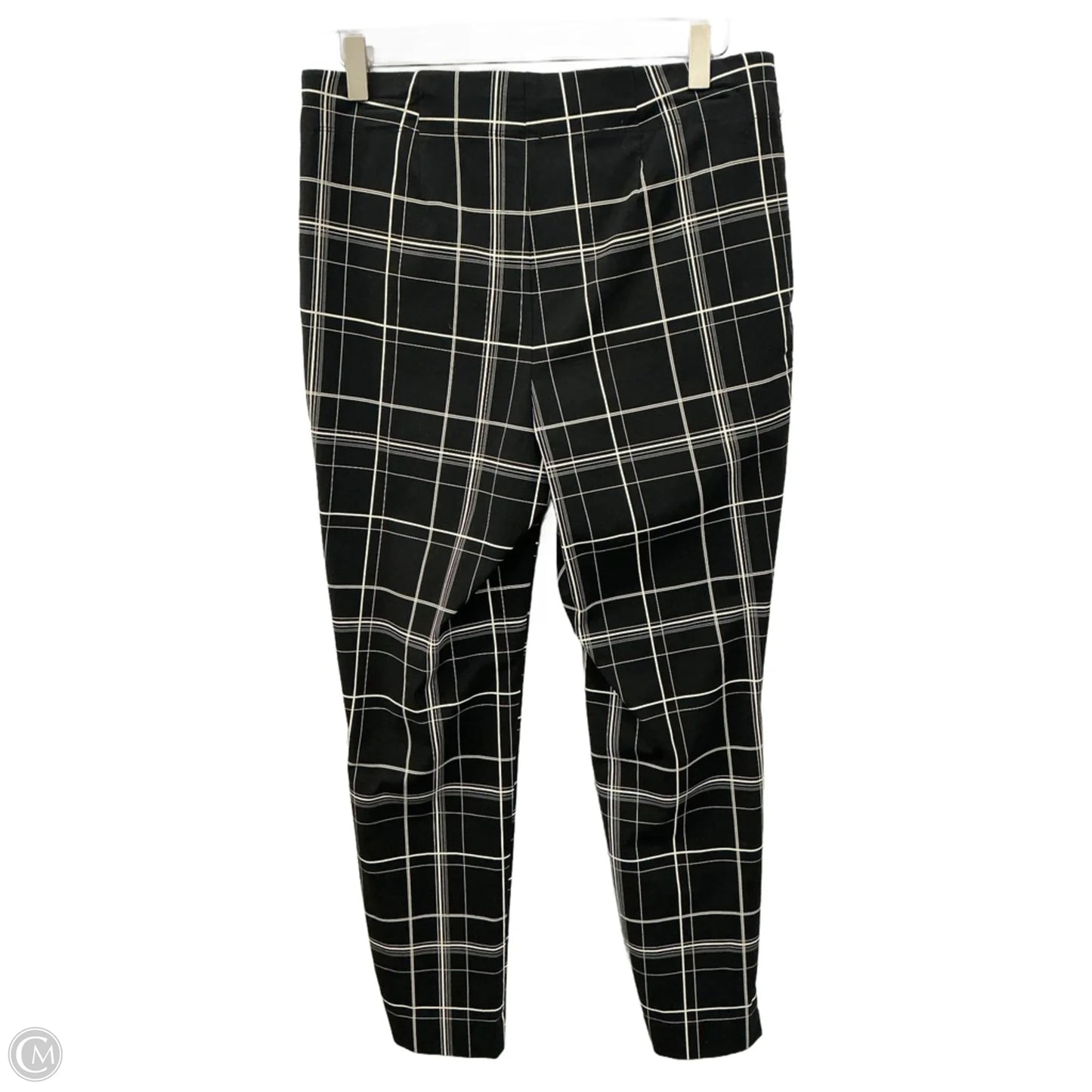 Pants Leggings By Chicos In Black & White, Size: S