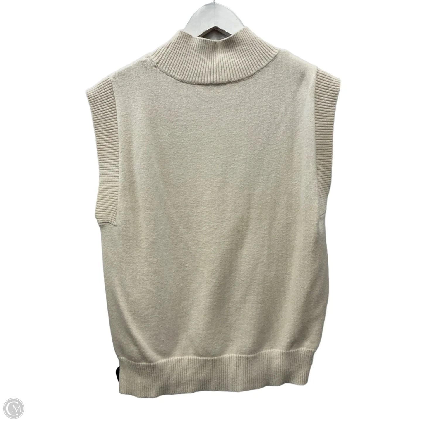 Vest Sweater By Cyrus In Cream, Size: L