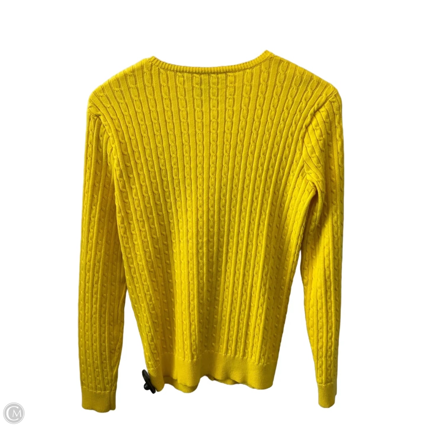 Cardigan By Lauren By Ralph Lauren In Yellow, Size: M