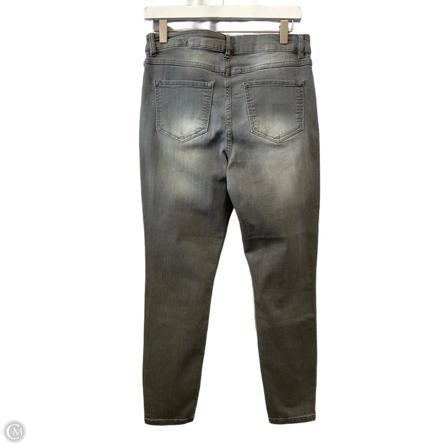 Jeans Skinny By D Jeans In Gray Denim, Size: 8