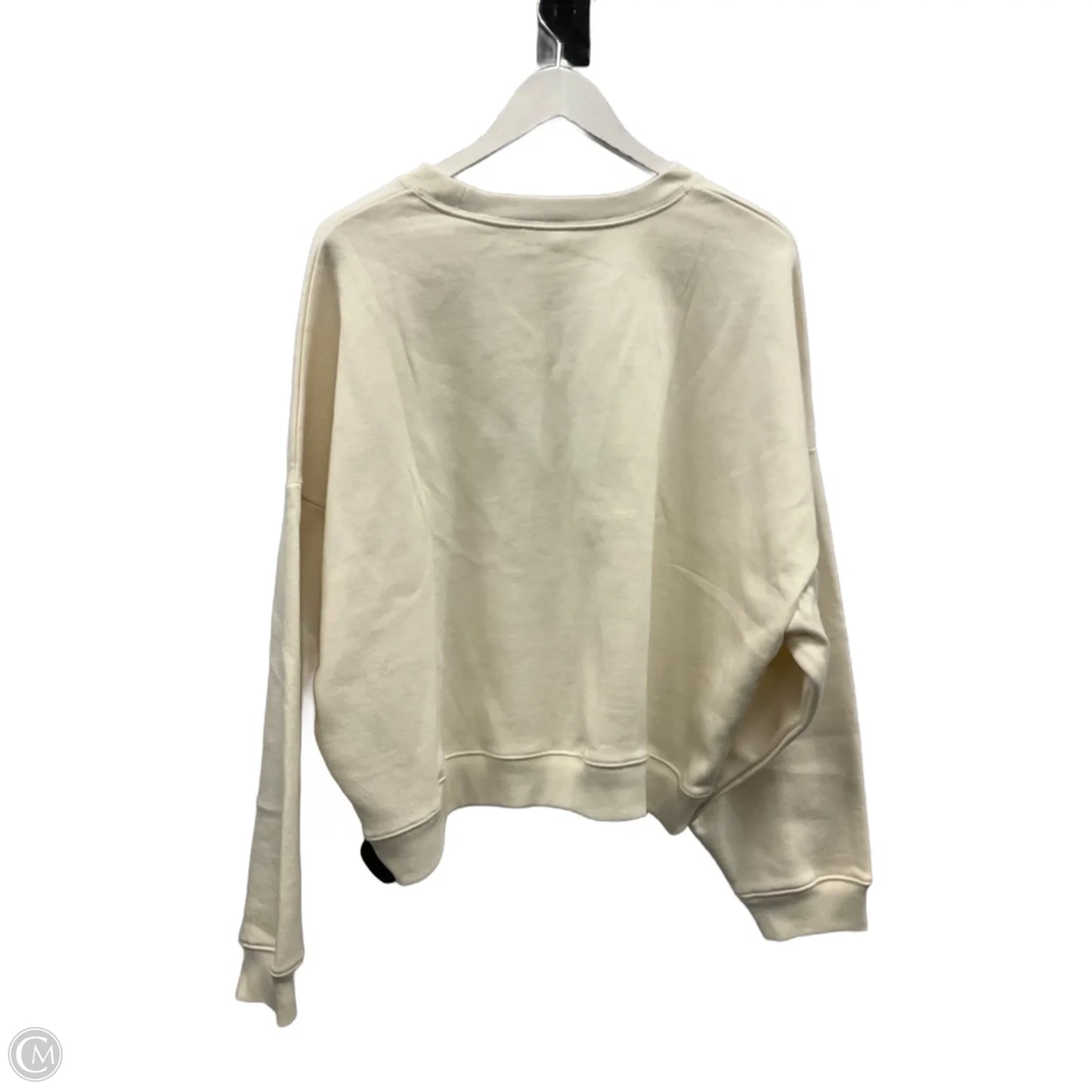 Top Long Sleeve By Gap In Cream, Size: Xl