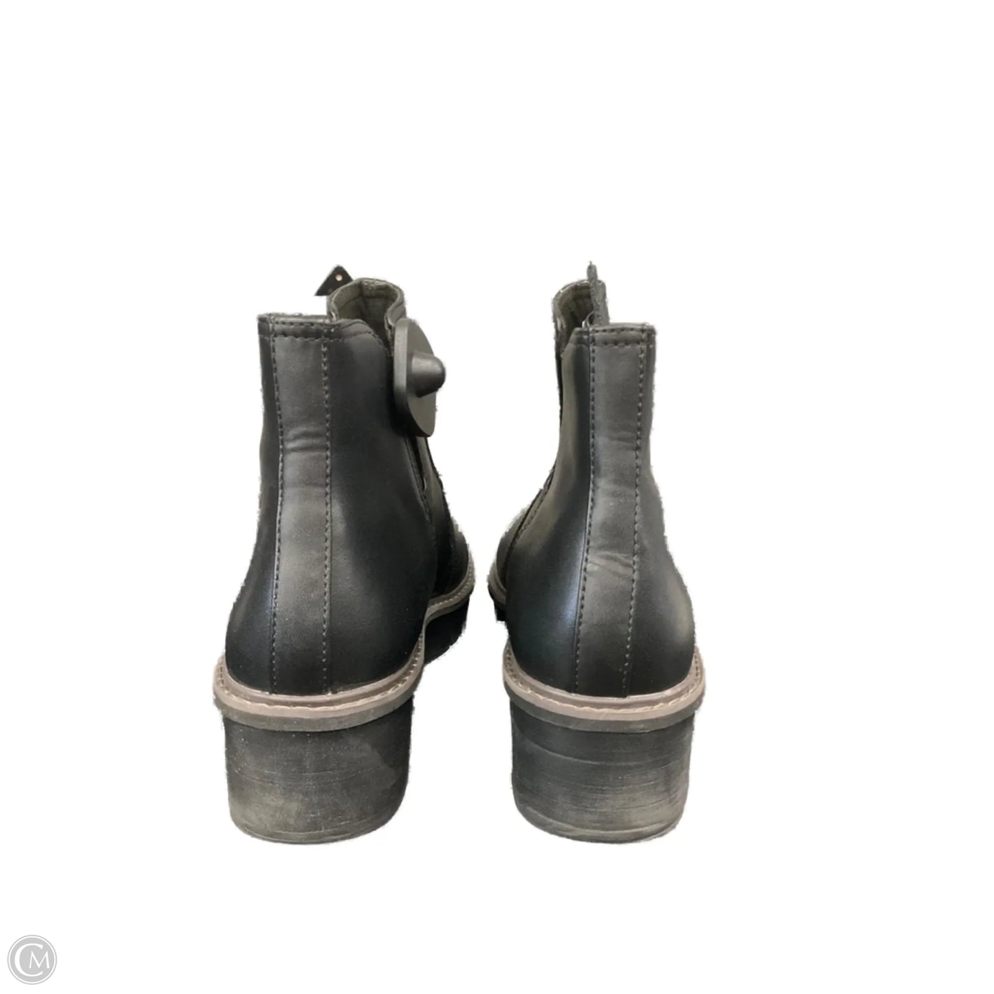 Boots Ankle Flats By Clarks In Black, Size: 11