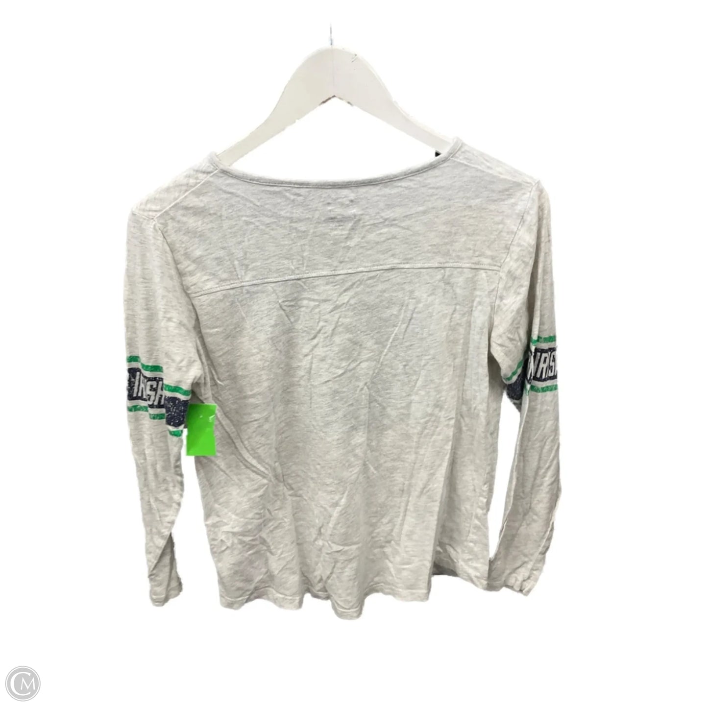 Top Long Sleeve By Clothes Mentor In Grey, Size: S