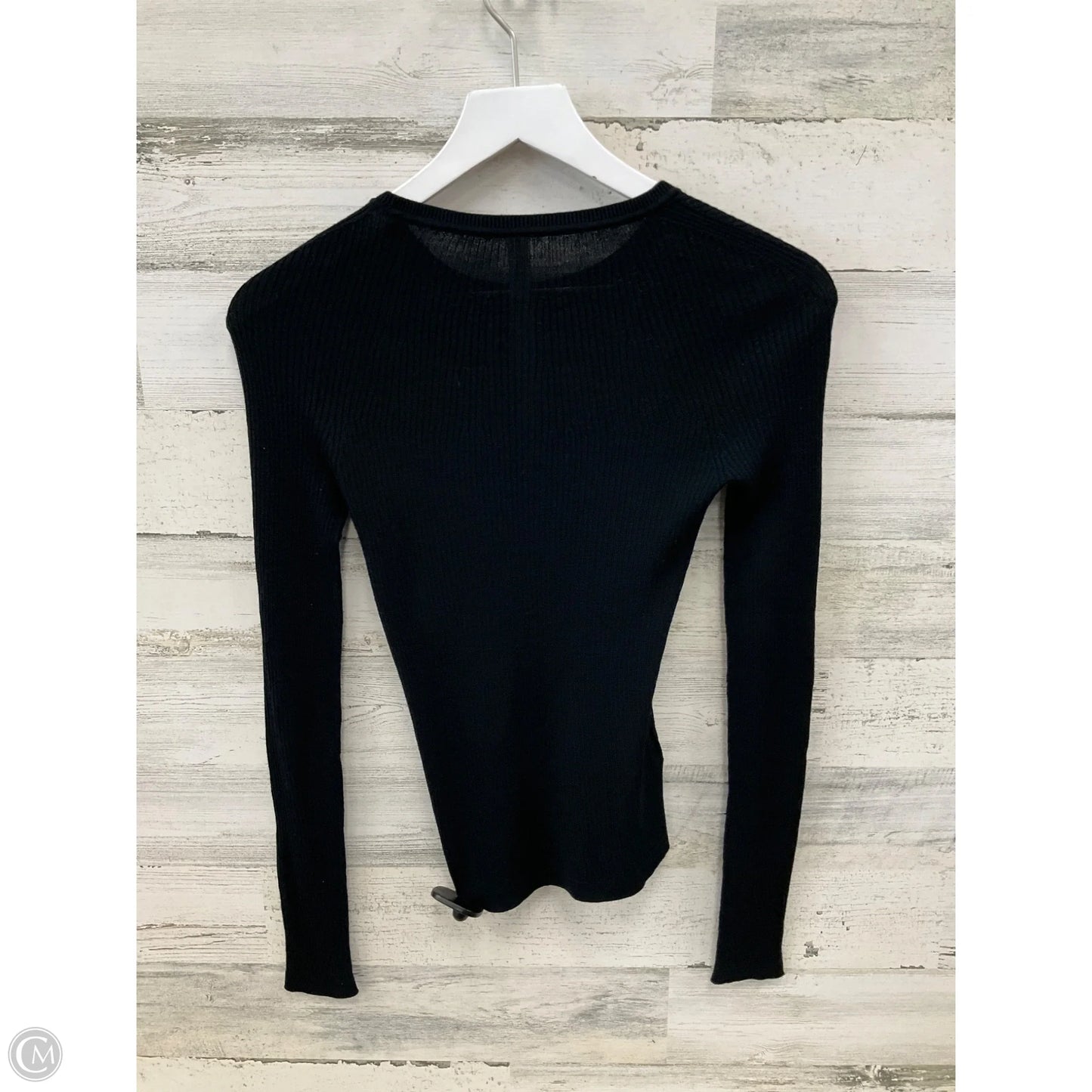 Athletic Top Long Sleeve Crewneck By Lululemon In Black, Size: Xs
