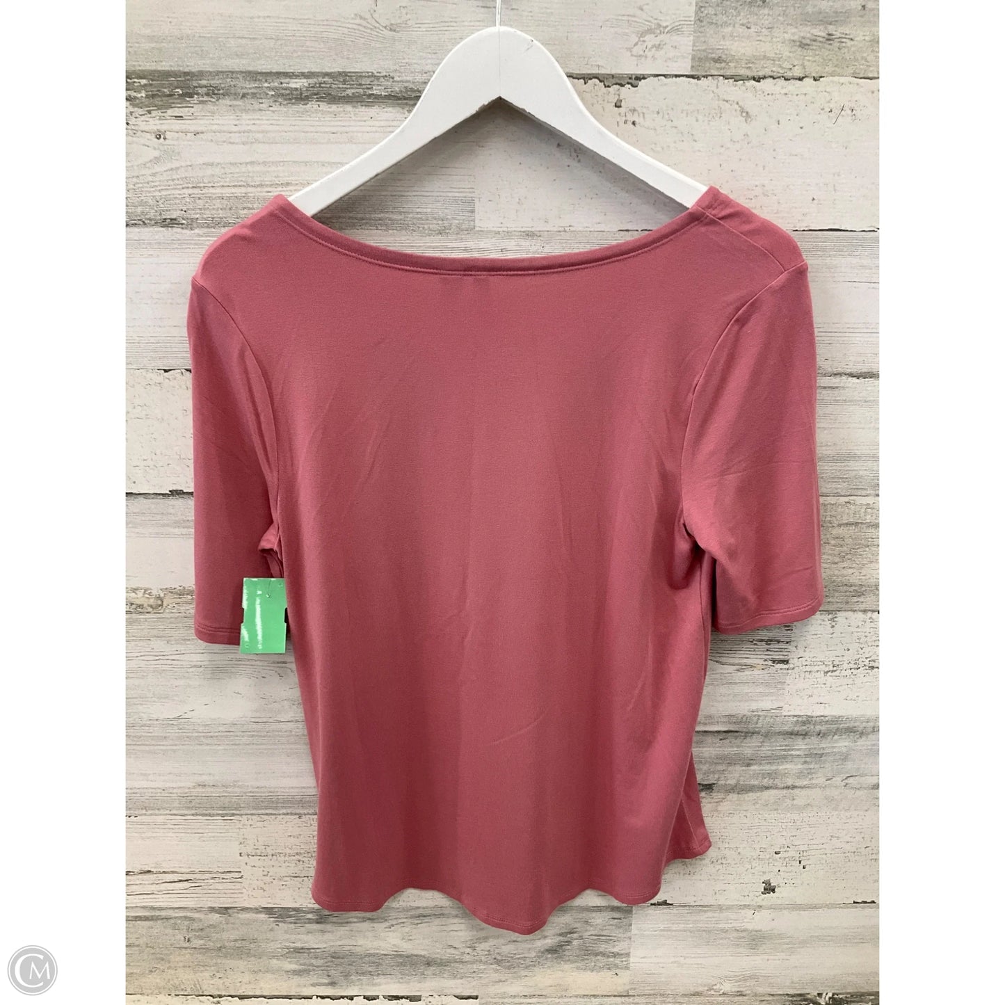 Top Short Sleeve By Cato In Pink, Size: S