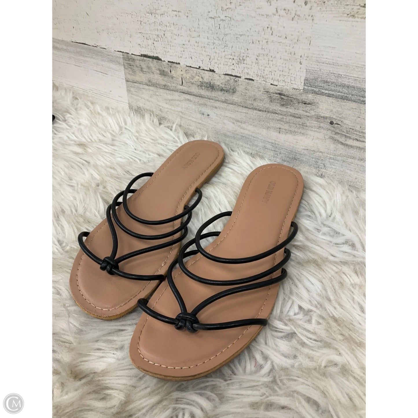 Sandals Flip Flops By Old Navy In Black, Size: 9