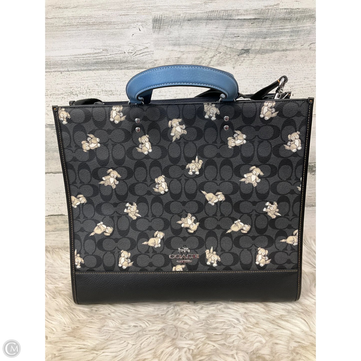 Tote Designer By Coach, Size: Large