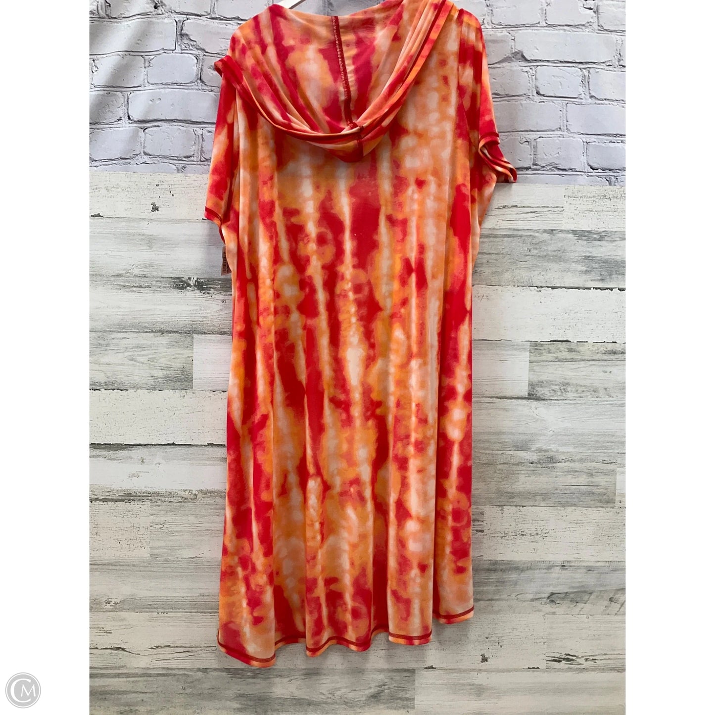 Swimwear Cover-up By Logo In Orange & Red, Size: 2x