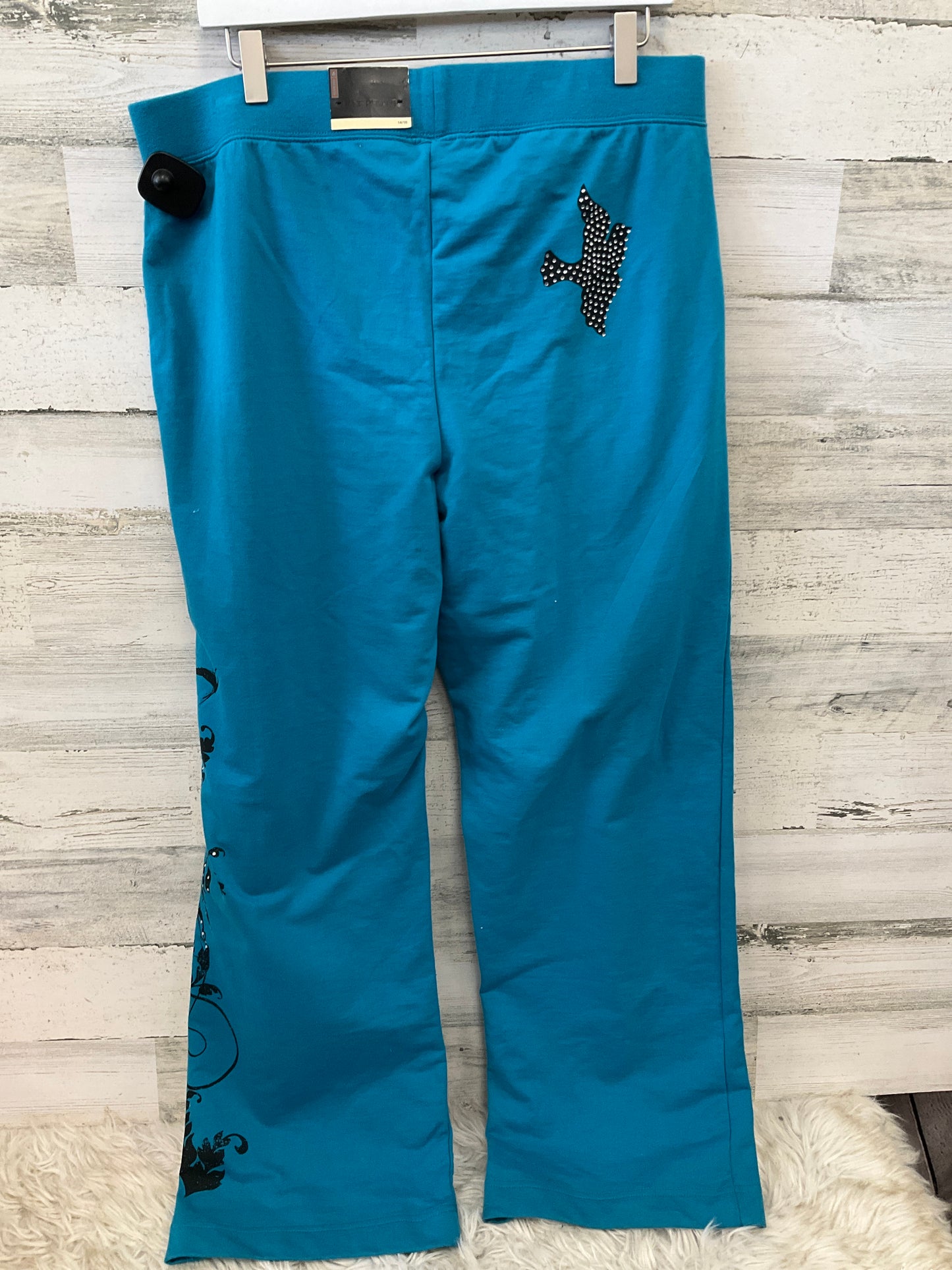 Pants Lounge By Lane Bryant In Teal, Size: Xl