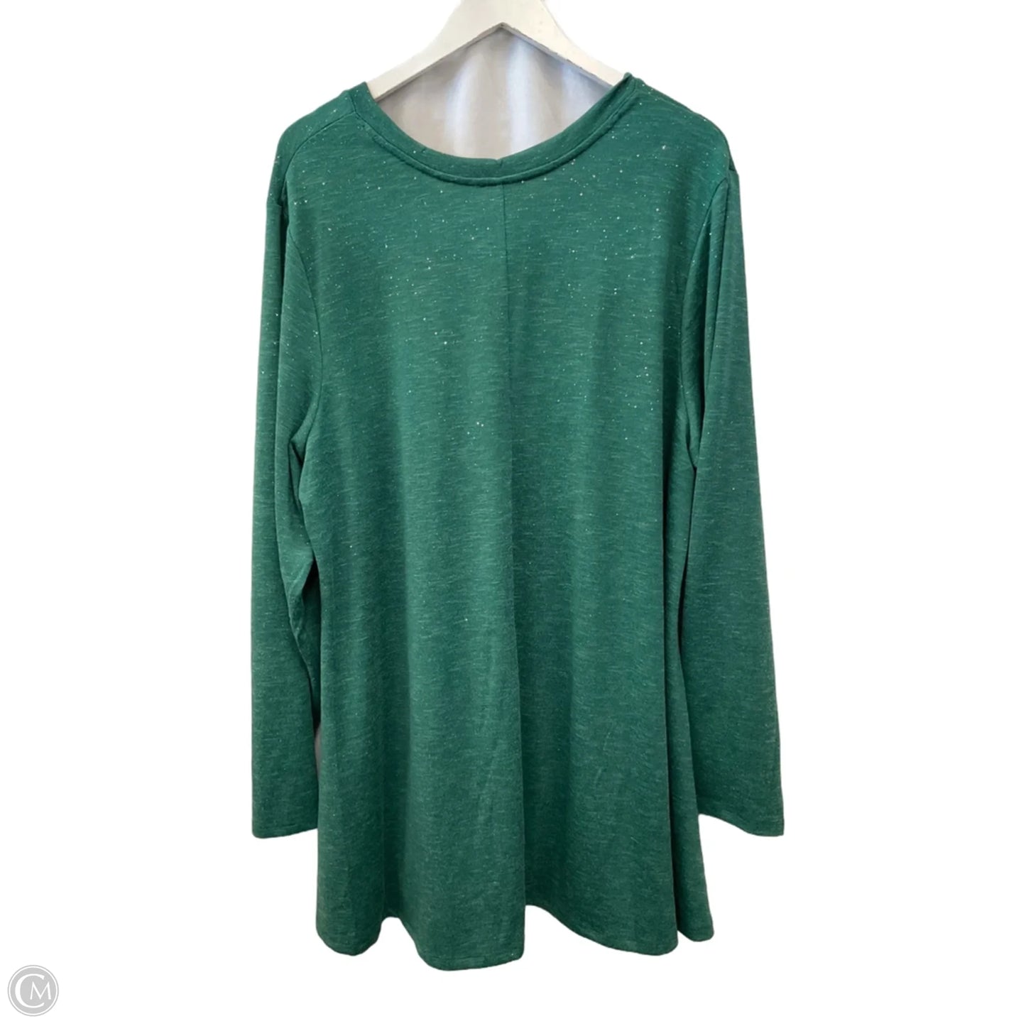 Top Long Sleeve By Lane Bryant In Green, Size: 4x
