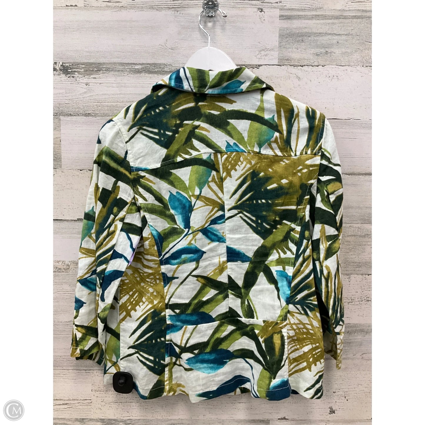 Jacket Other By Chicos In Tropical Print, Size: S