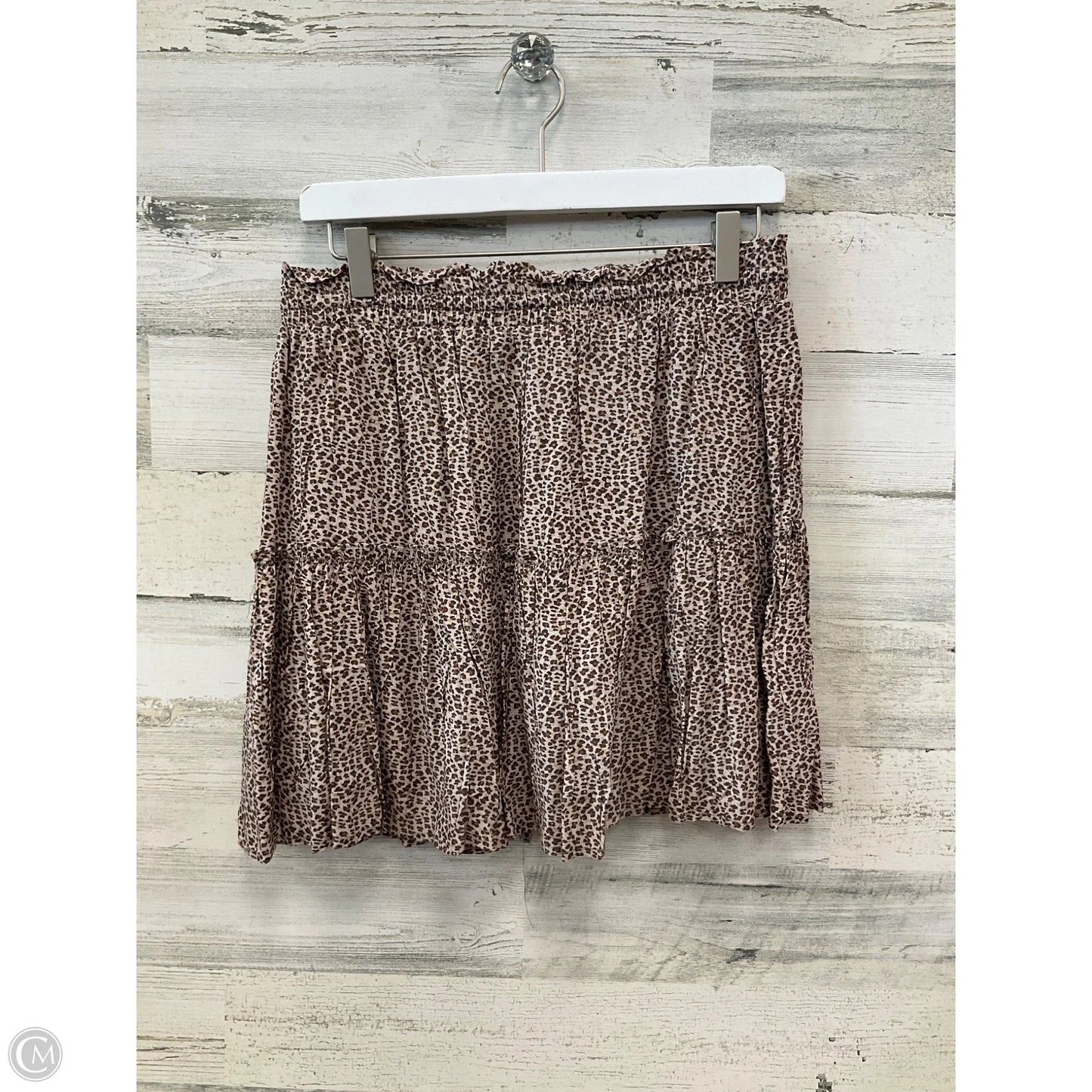 Skirt Mini & Short By Clothes Mentor In Animal Print, Size: 12