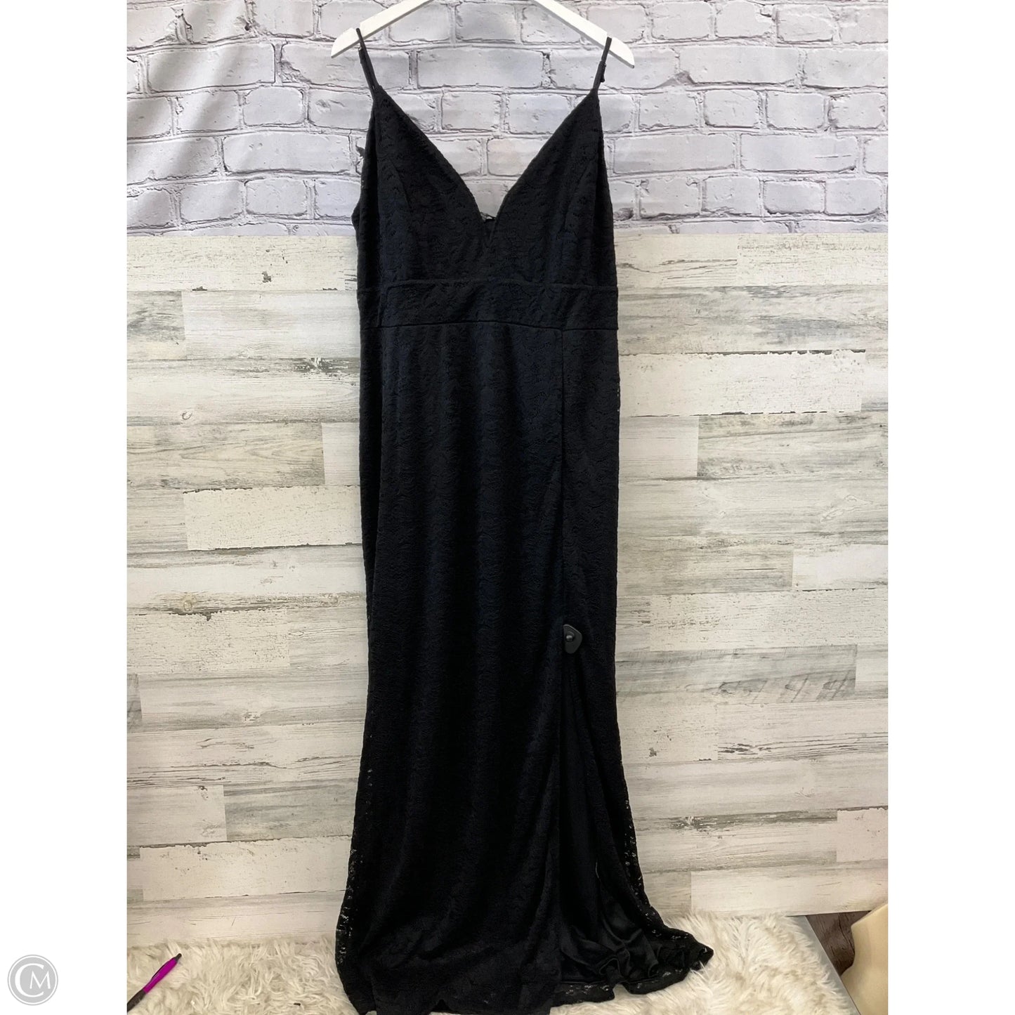 Dress Casual Maxi By Fashion Nova In Black, Size: 3x
