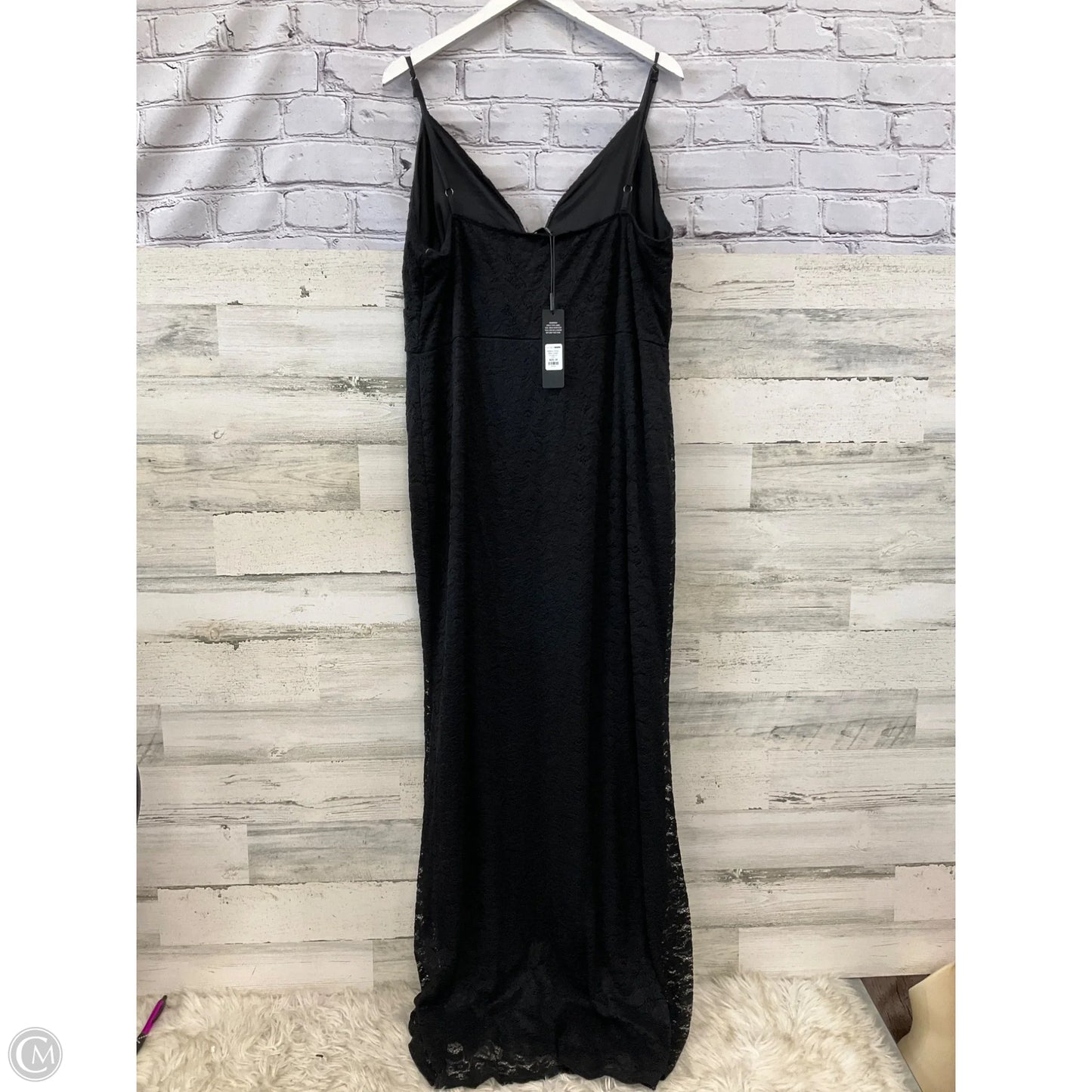 Dress Casual Maxi By Fashion Nova In Black, Size: 3x