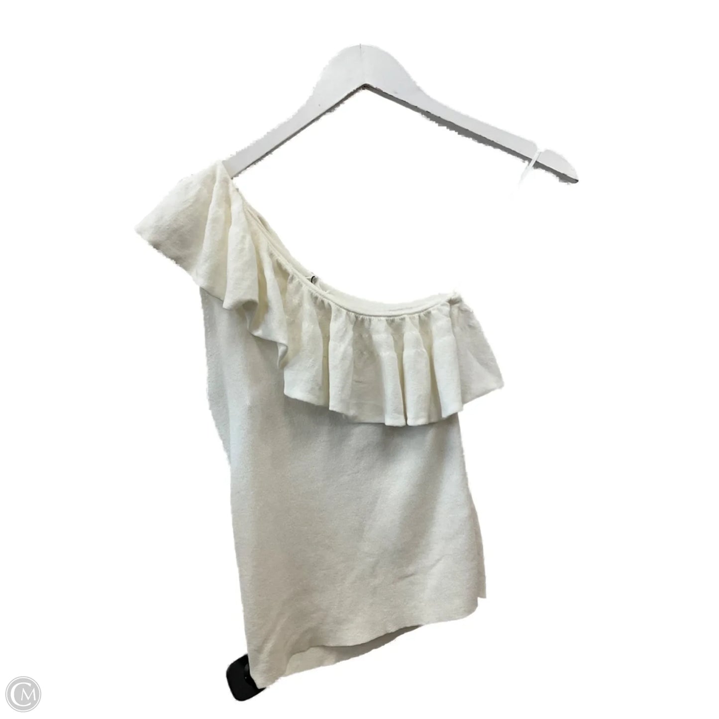 Top Sleeveless By Mng In Ivory, Size: S