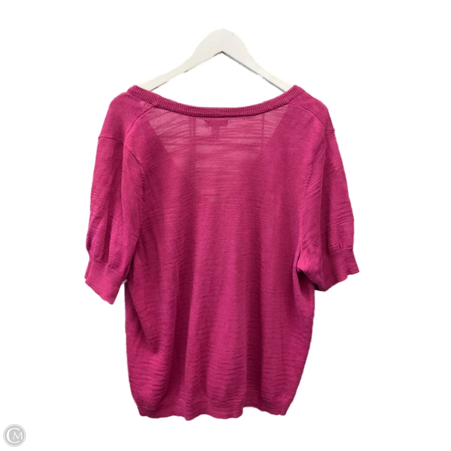 Cardigan By Croft And Barrow In Purple, Size: 1x