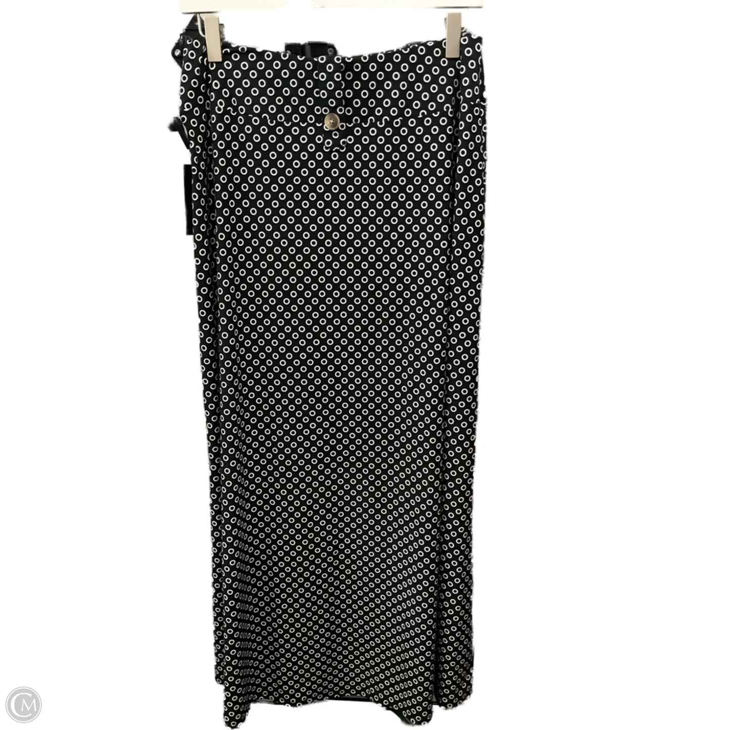 Skirt Maxi By Robert Louis In Black & White, Size: 8