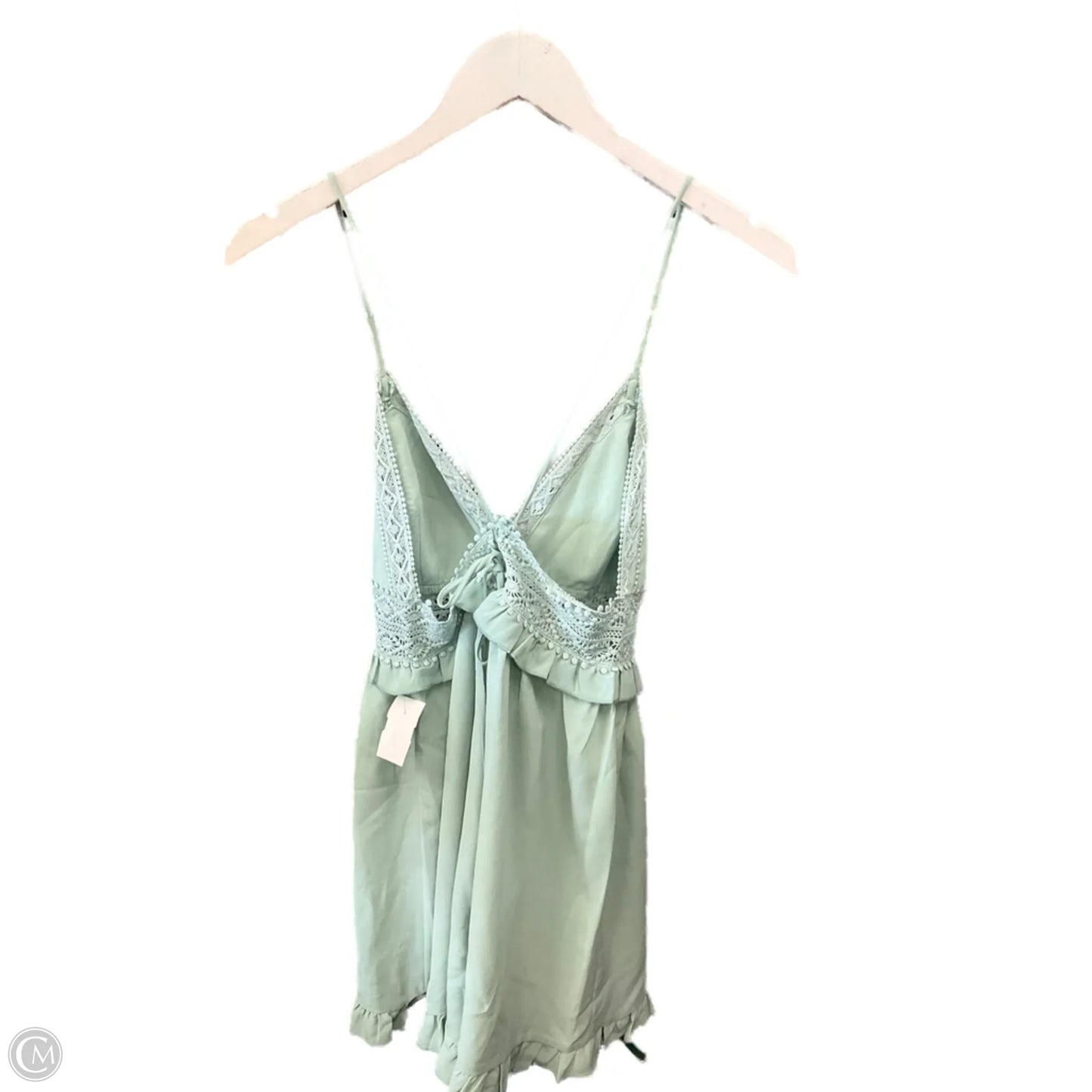 Romper By Shein In Aqua, Size: L