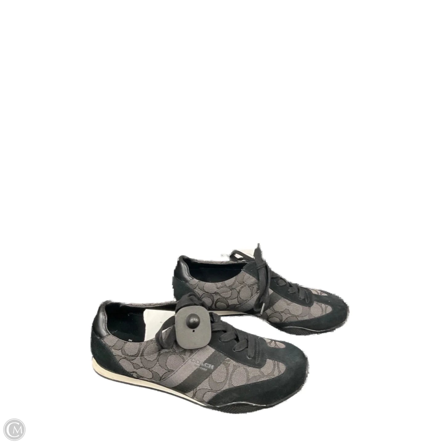 Shoes Designer By Coach In Black & Grey, Size: 9