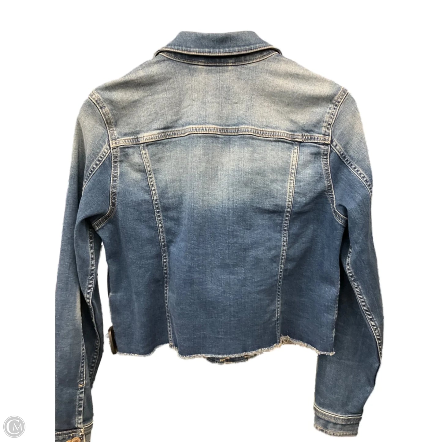 Jacket Denim By Calvin Klein In Blue Denim, Size: M