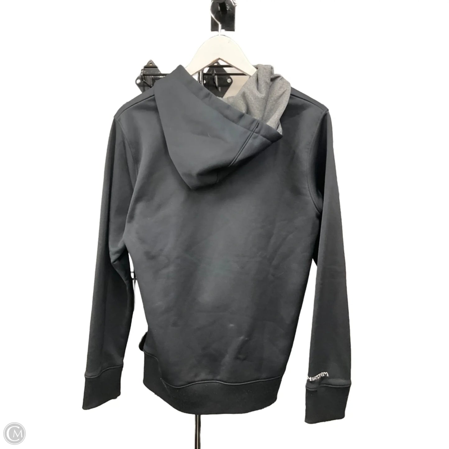 Athletic Sweatshirt Hoodie By Under Armour In Black, Size: M