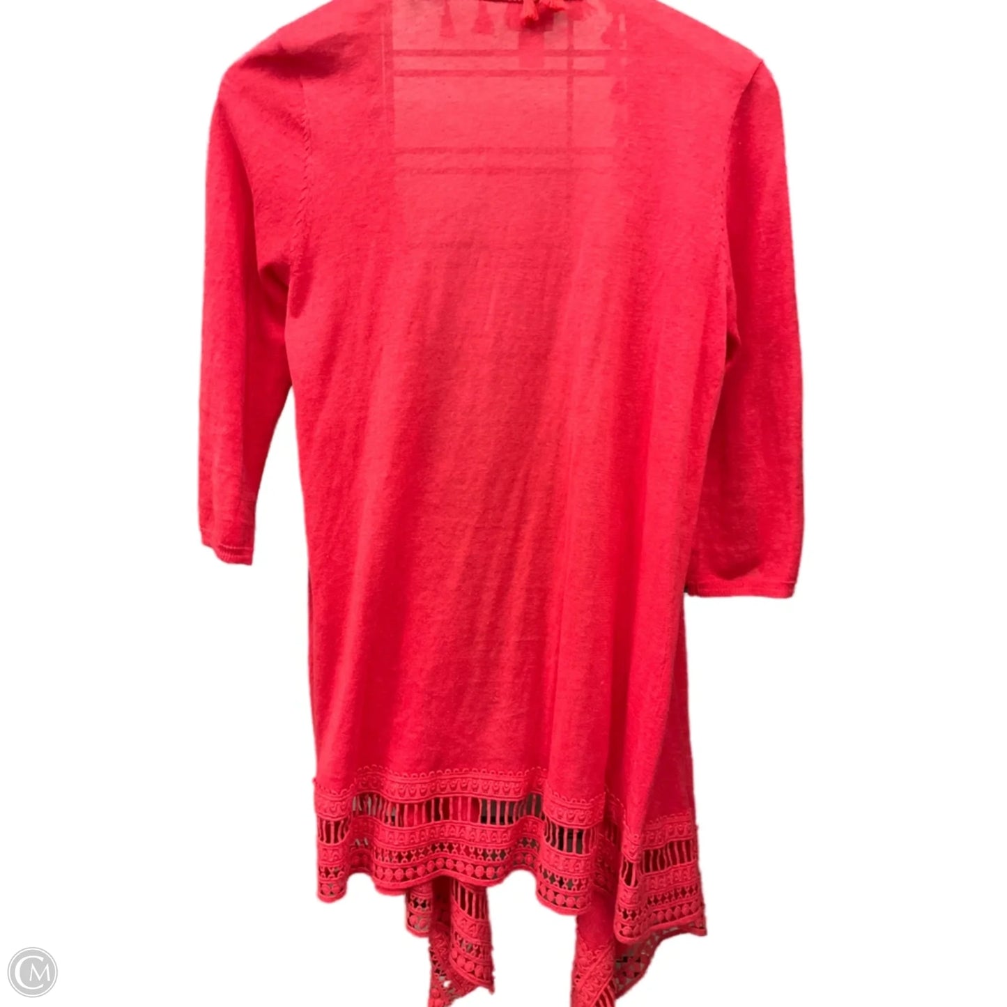 Cardigan By Chicos In Coral, Size: S