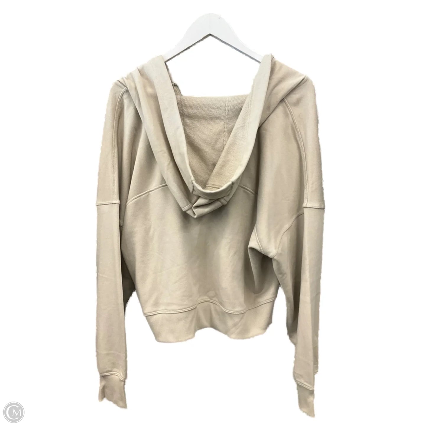 Athletic Jacket By Dkny In Tan, Size: Xl