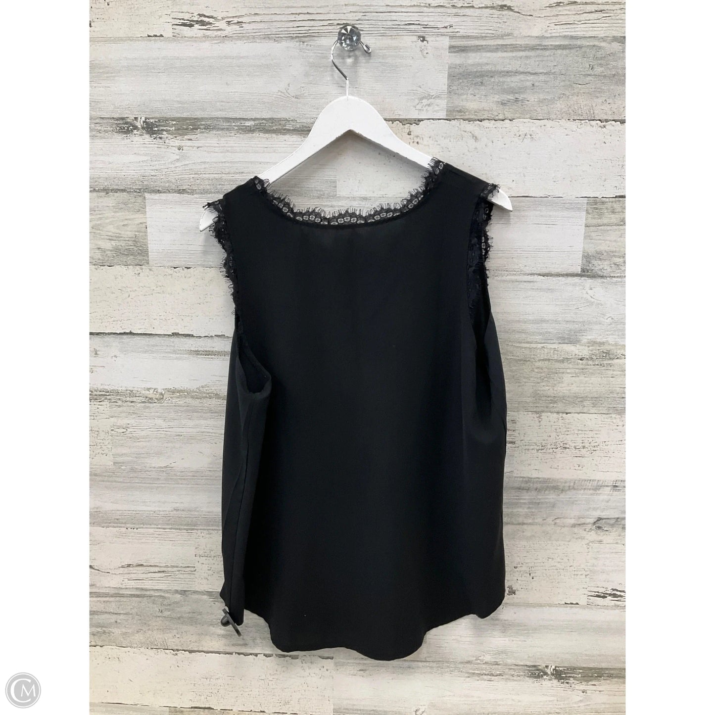 Top Sleeveless By Clothes Mentor In Black, Size: Xl