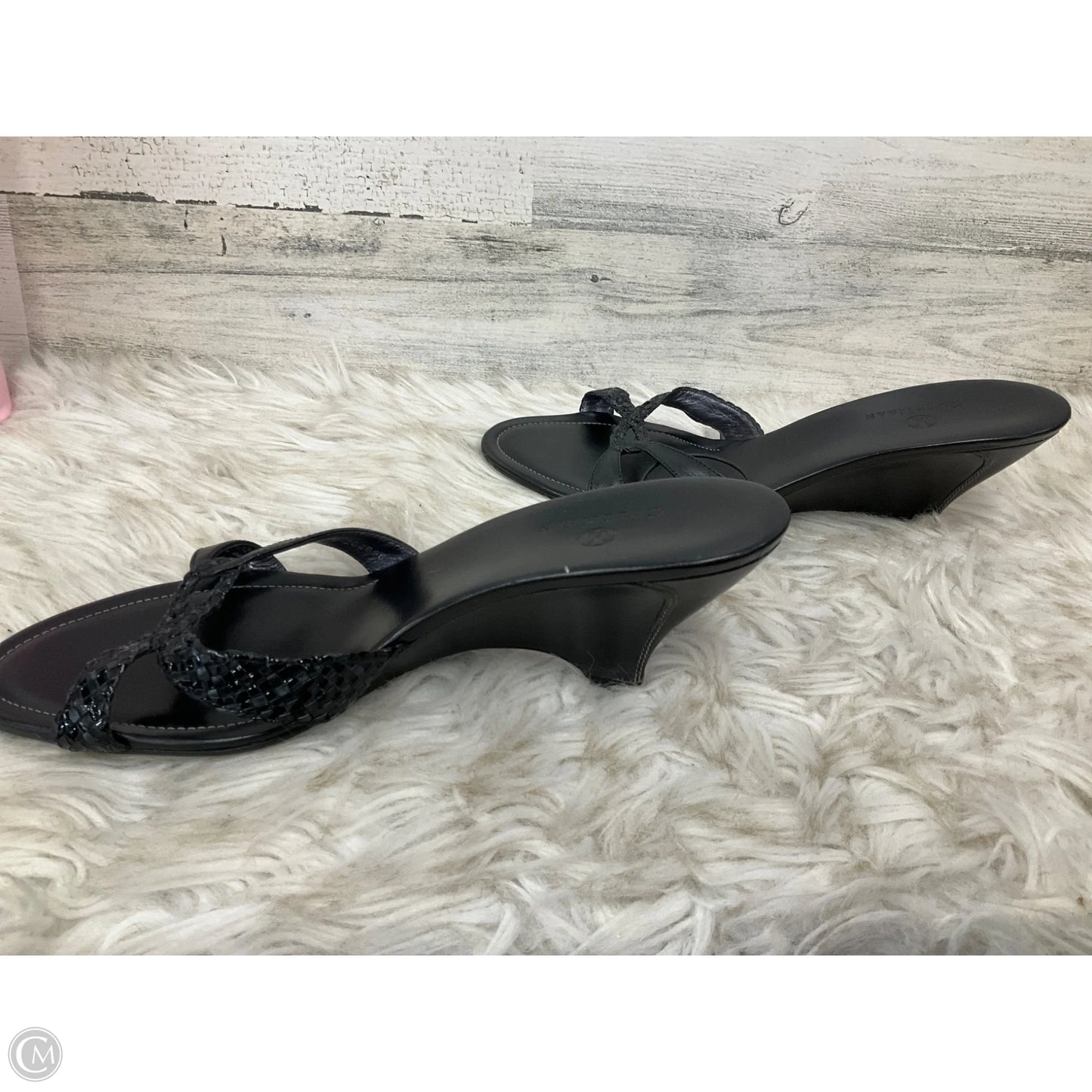 Sandals Heels Kitten By Cole-haan In Black, Size: 9.5