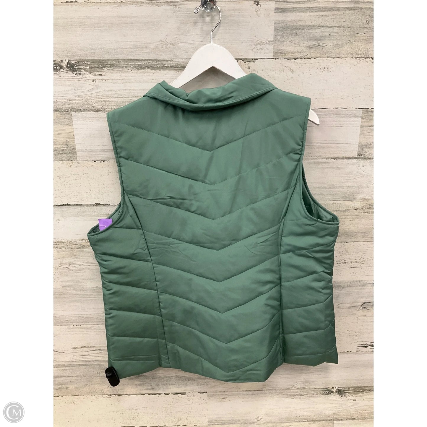 Vest Puffer & Quilted By Christopher And Banks In Green, Size: Xl